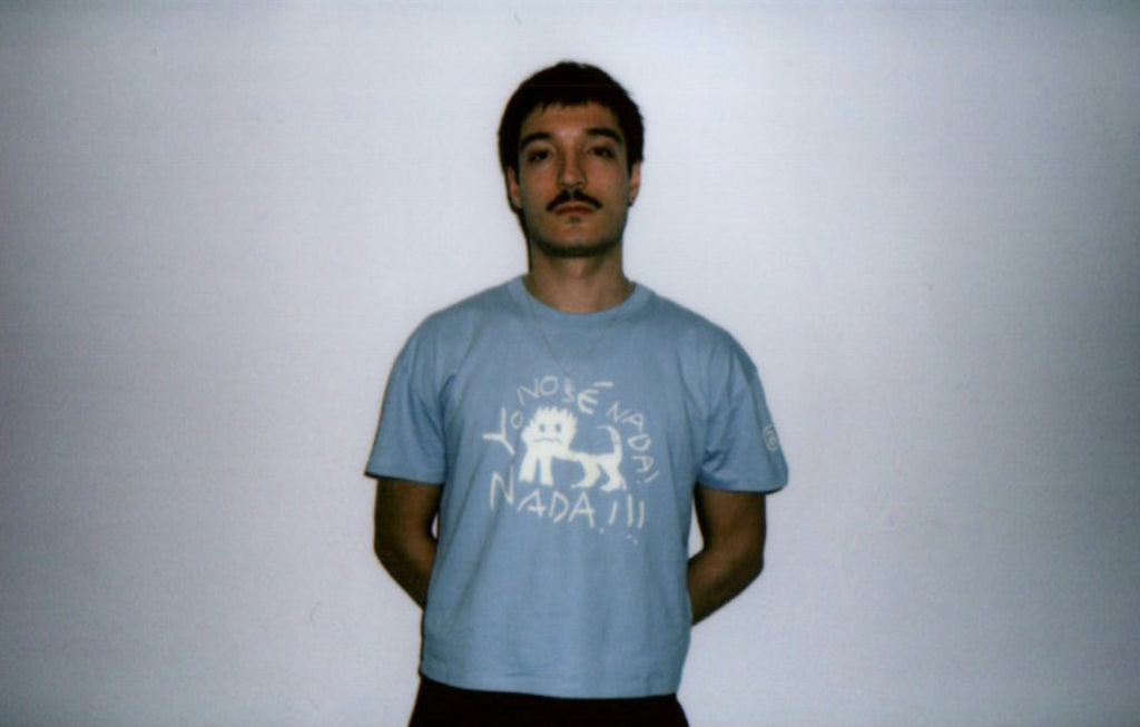 NADA!!! · Blue & Cream Tee