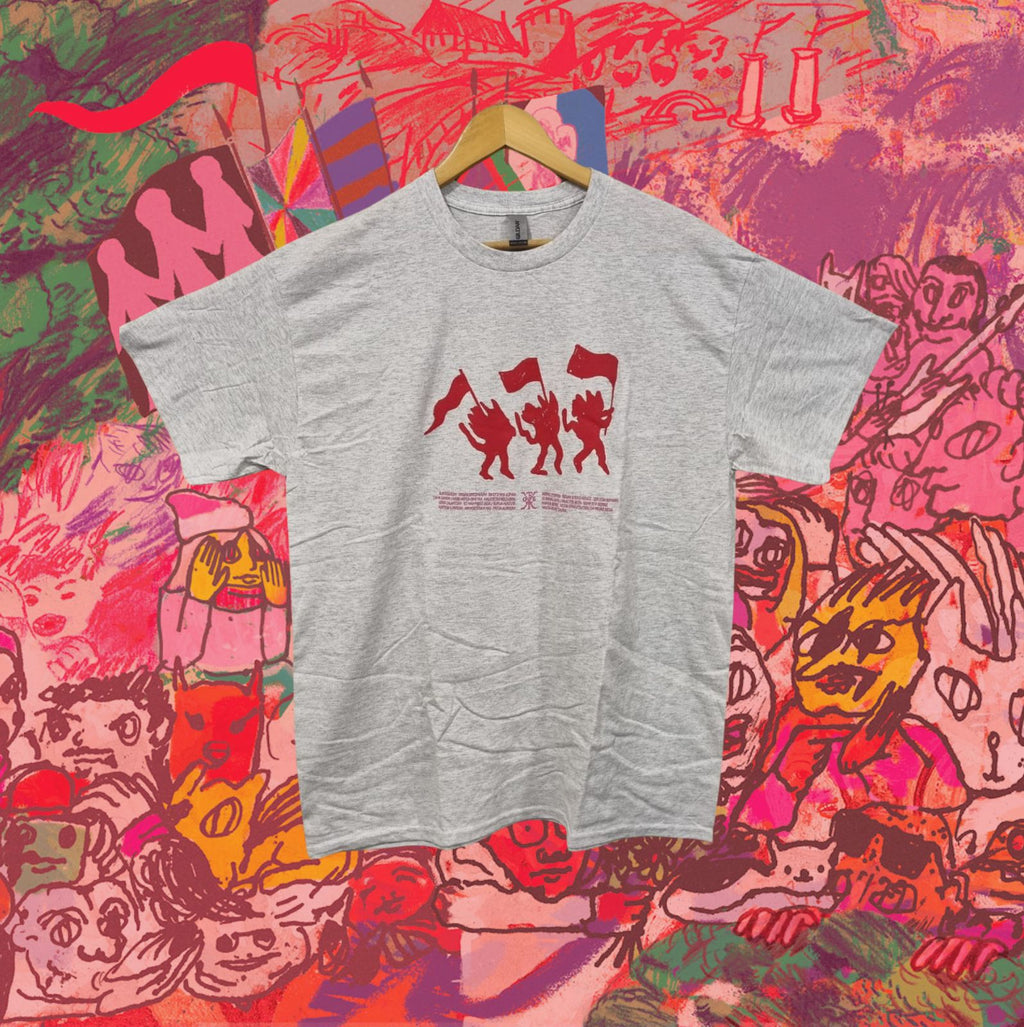 Kamiseta "Siluetak" Grisa