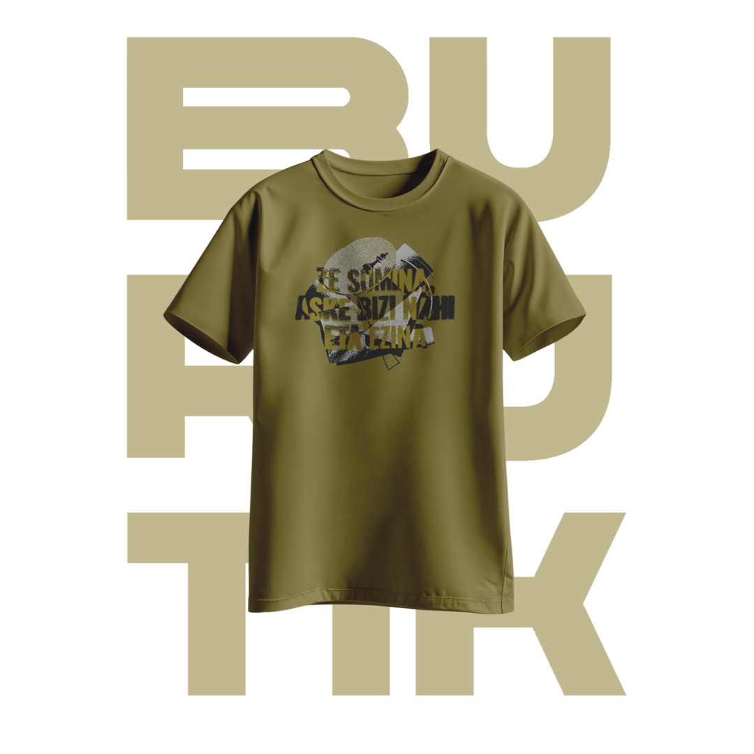 Burutik Kamiseta Berdea