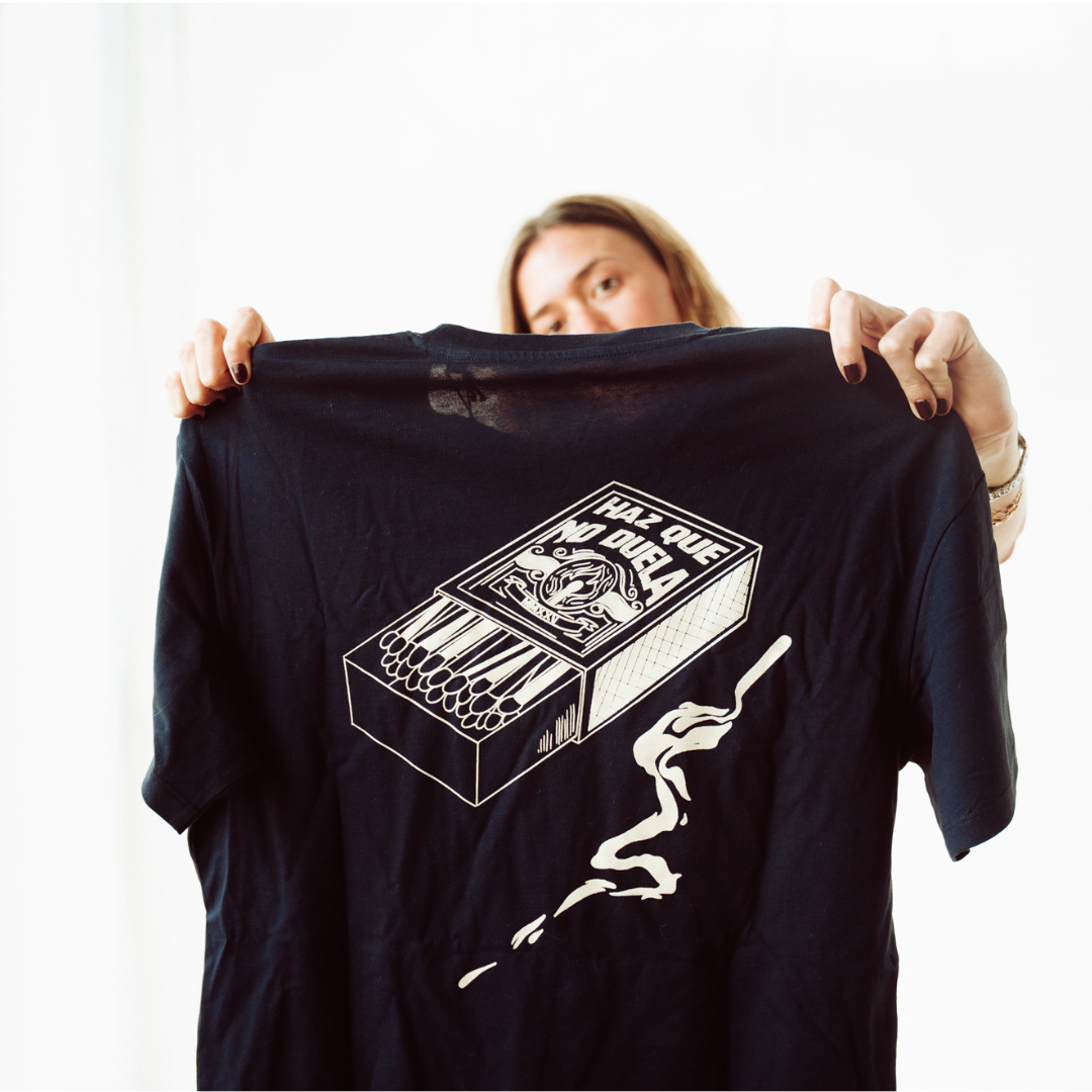 BLCK. · Camiseta Cerillas Negra
