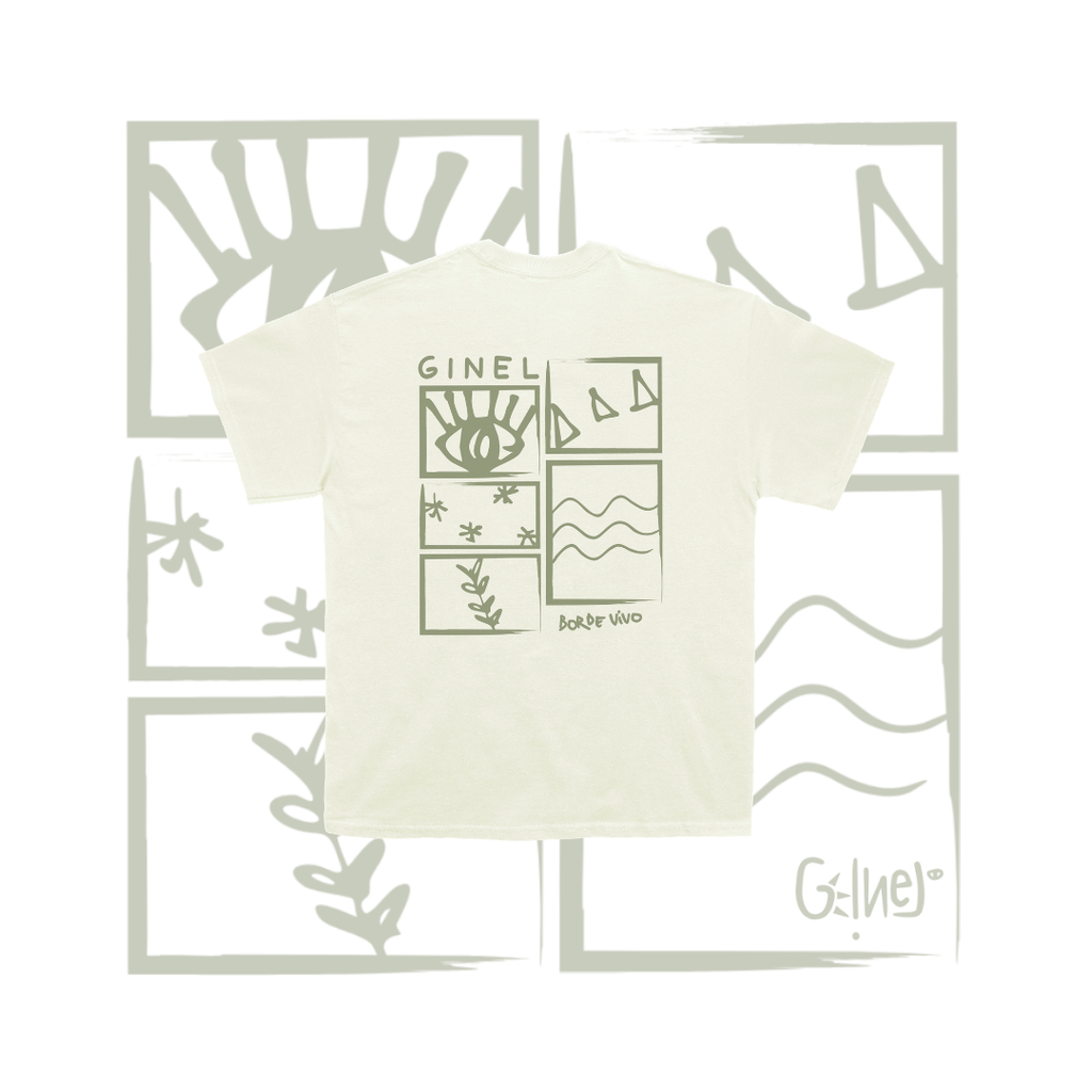 GINEL · Camiseta Blanco Roto