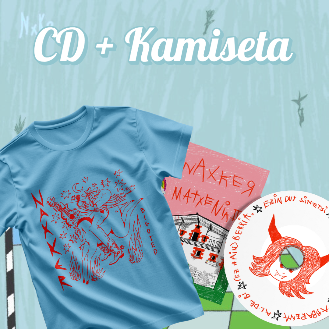 Pak CD + Kamiseta Urdin Argia