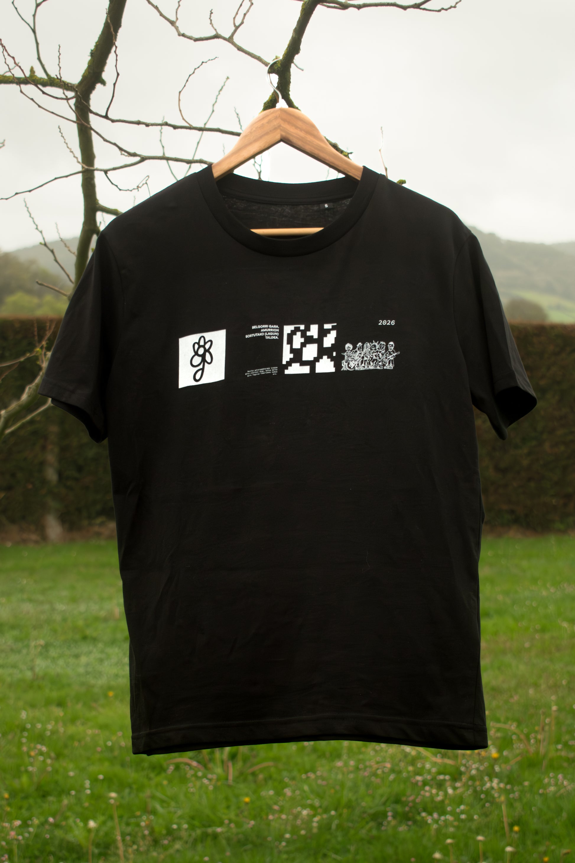 camiseta negra belgorri delantera