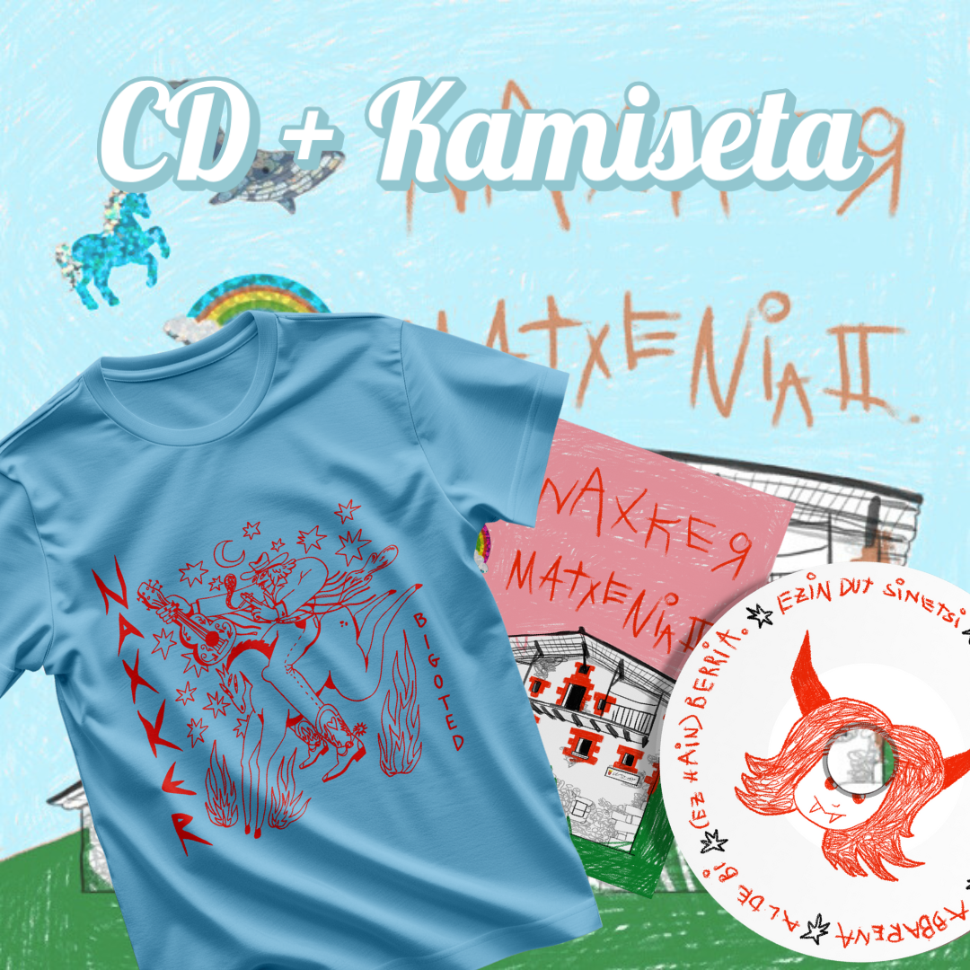 Pak CD + Kamiseta Urdin Argia